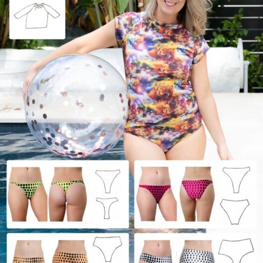 Booby Traps Paper Sewing Pattern Meg Swimwear