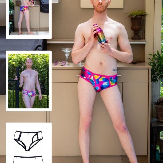 Booby Traps Paper Sewing Pattern Mens Y Briefs