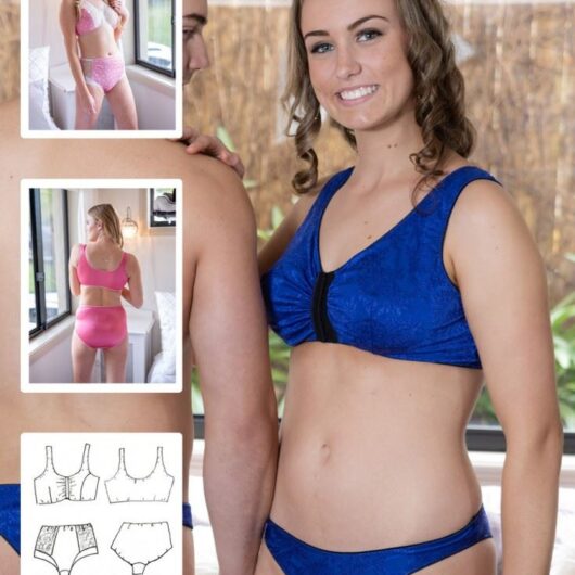 Booby Traps Paper Sewing Pattern Miley Cropped Cami Knickers