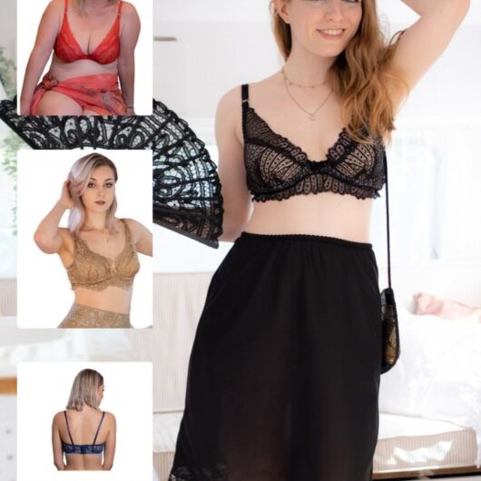 Booby Traps Paper Sewing Pattern Plunge Bra