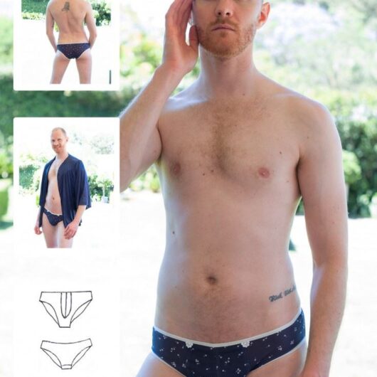 Booby Traps Paper Sewing Pattern Utopia Lowline Briefs