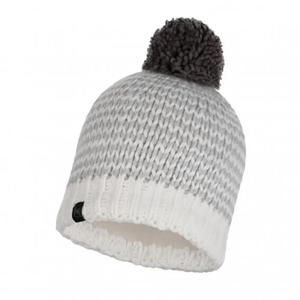 Buff Dorn Knitted Hat Cru Grey