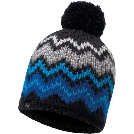 Buff Knitted and Polar Hat Danke Black
