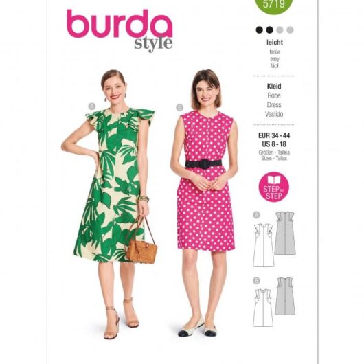 Burda Paper Sewing Pattern 5719