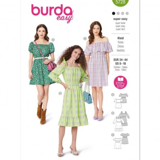 Burda Paper Sewing Pattern 5728