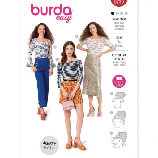 Burda Paper Sewing Pattern 5730