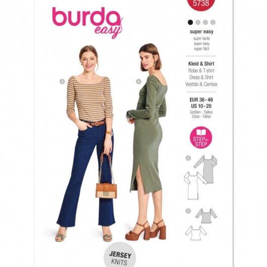 Burda Paper Sewing Pattern 5738