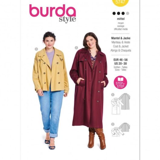Burda Paper Sewing Pattern 5747