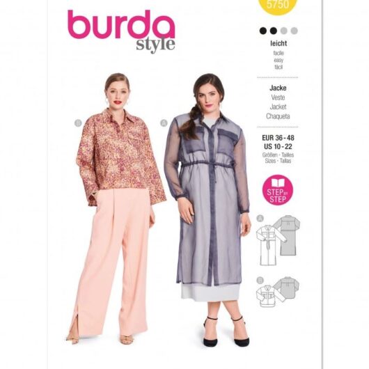 Burda Paper Sewing Pattern 5750