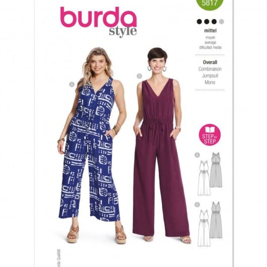 Burda Paper Sewing Pattern 5817