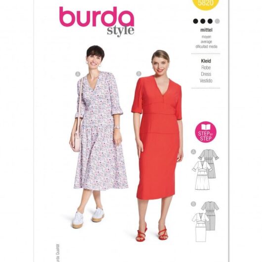 Burda Paper Sewing Pattern 5820