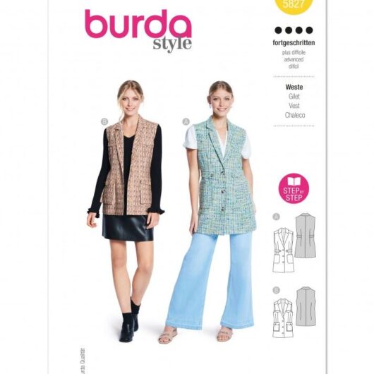 Burda Paper Sewing Pattern 5827