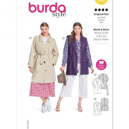 Burda Paper Sewing Pattern 5840