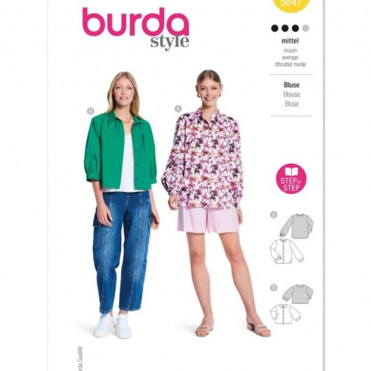 Burda Paper Sewing Pattern 5847