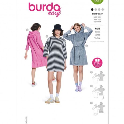 Burda Paper Sewing Pattern 5851