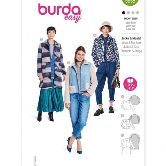 Burda Paper Sewing Pattern 5855