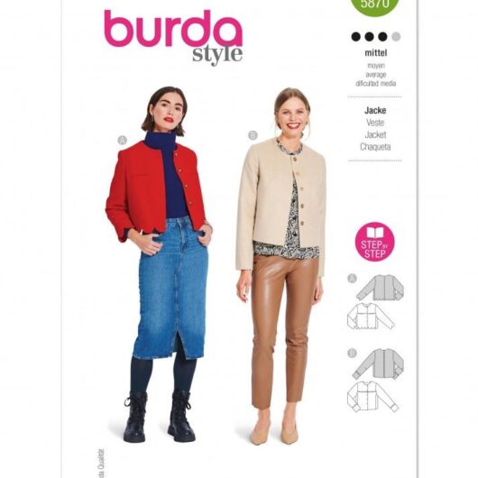 Burda Paper Sewing Pattern 5870
