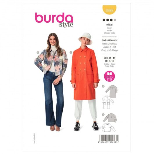 Burda Paper Sewing Pattern 5992