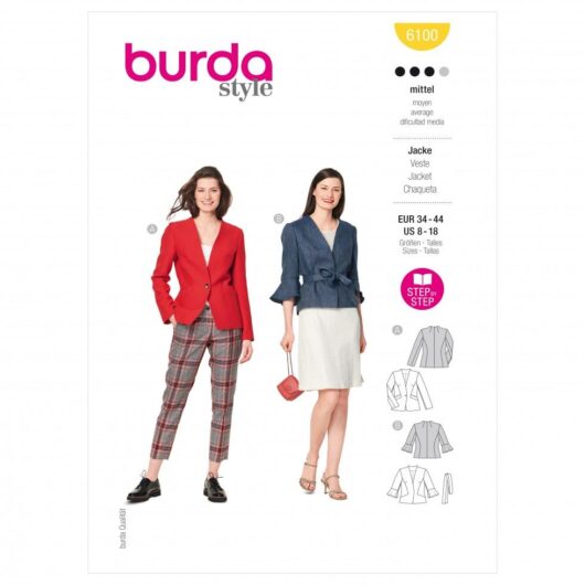 Burda Paper Sewing Pattern 6100
