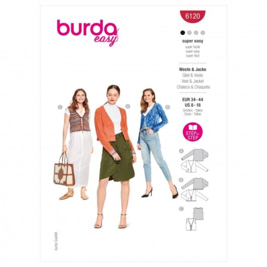 Burda Paper Sewing Pattern 6120