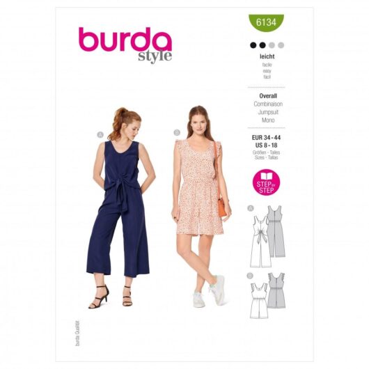 Burda Paper Sewing Pattern 6134