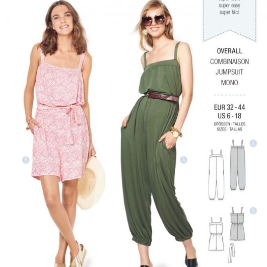 Burda Paper Sewing Pattern 6318