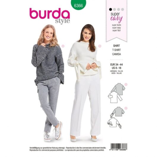 Burda Paper Sewing Pattern 6366