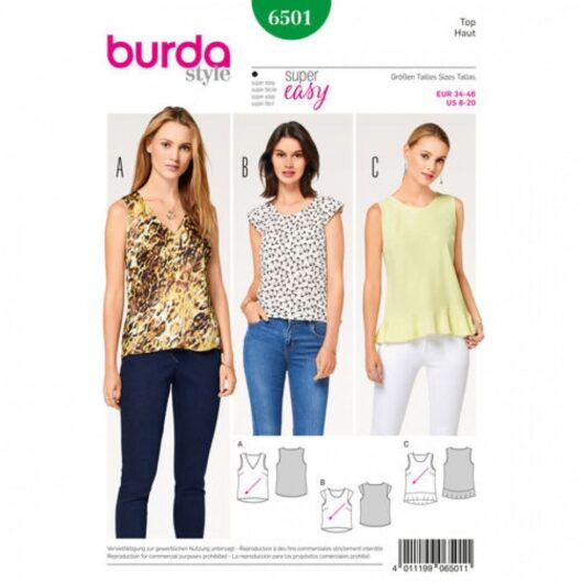 Burda Paper Sewing Pattern 6501