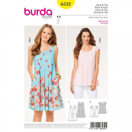 Burda Paper Sewing Pattern 6532