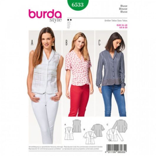 Burda Paper Sewing Pattern 6533