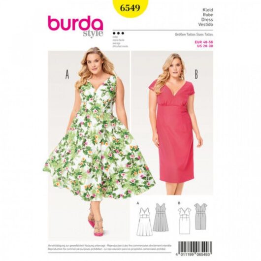 Burda Paper Sewing Pattern 6549