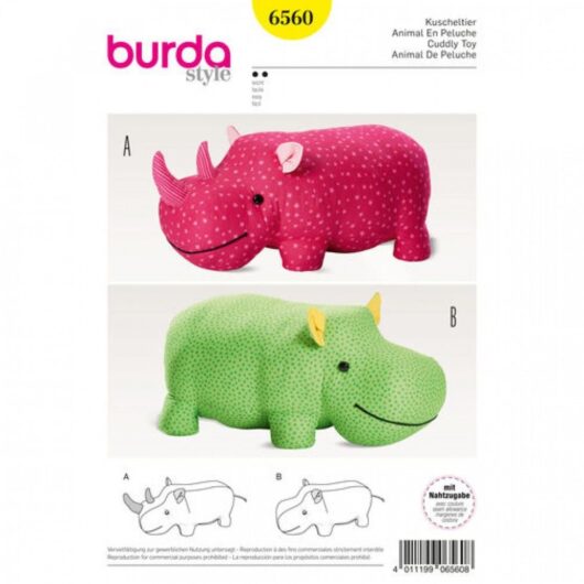 Burda Paper Sewing Pattern 6560
