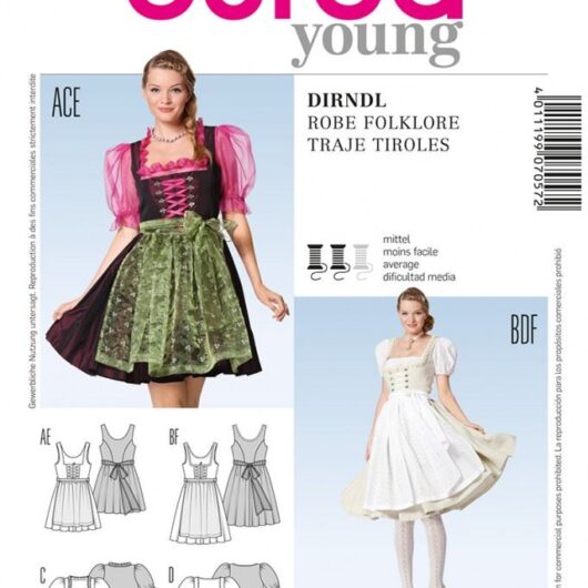 Burda Paper Sewing Pattern 7057
