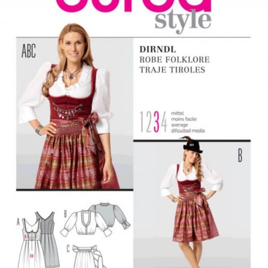 Burda Paper Sewing Pattern 7443