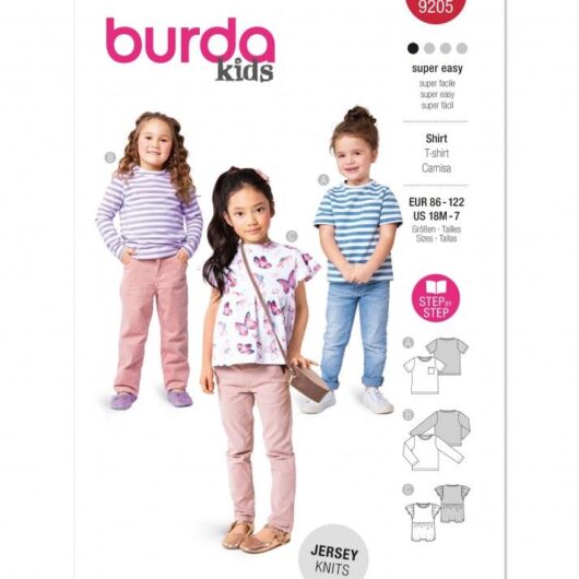 Burda Paper Sewing Pattern 9205