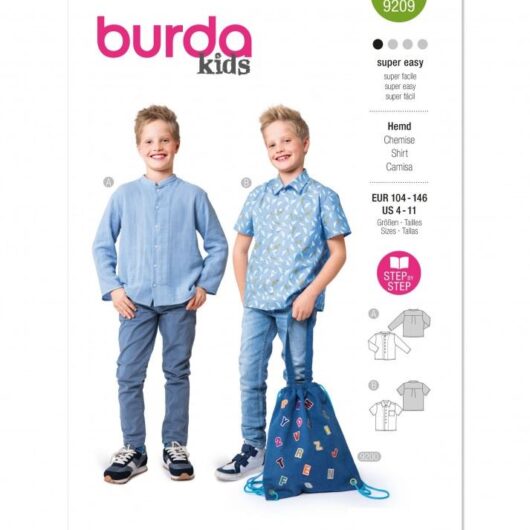 Burda Paper Sewing Pattern 9209