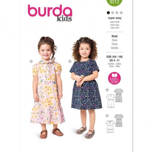 Burda Paper Sewing Pattern 9212