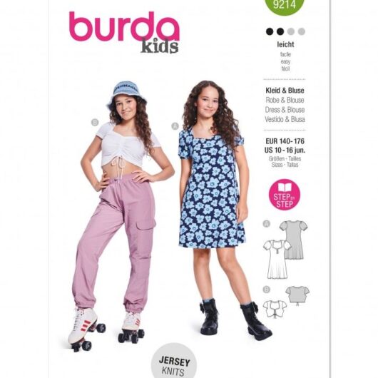 Burda Paper Sewing Pattern 9214