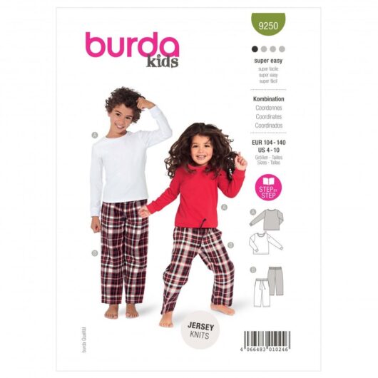 Burda Paper Sewing Pattern 9250