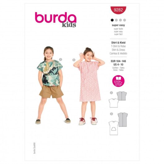 Burda Paper Sewing Pattern 9282