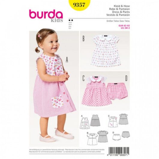 Burda Paper Sewing Pattern 9357