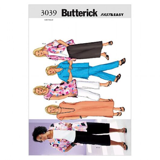 Butterick Paper Sewing Pattern 3039