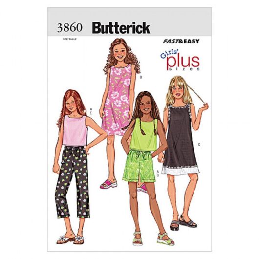 Butterick Paper Sewing Pattern 3860
