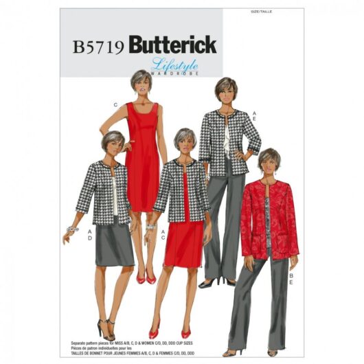 Butterick Paper Sewing Pattern 5719