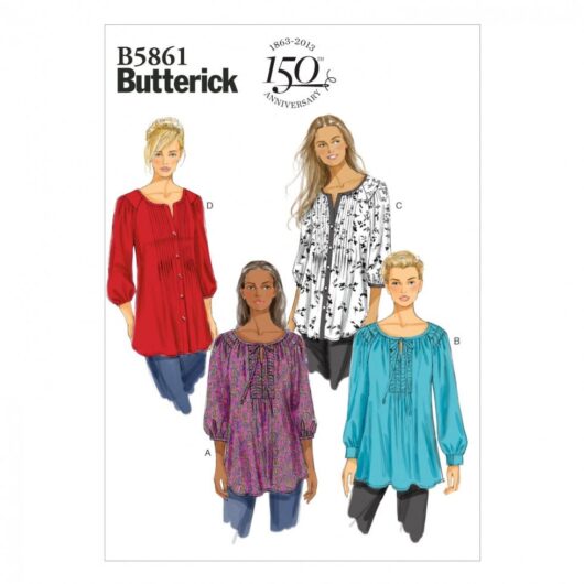 Butterick Paper Sewing Pattern 5861