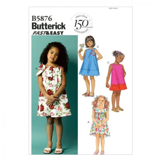 Butterick Paper Sewing Pattern 5876