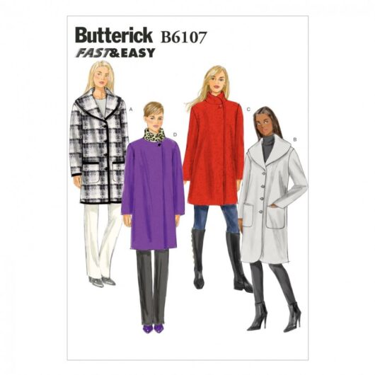 Butterick Paper Sewing Pattern 6107
