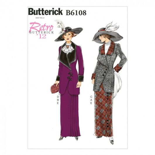 Butterick Paper Sewing Pattern 6108