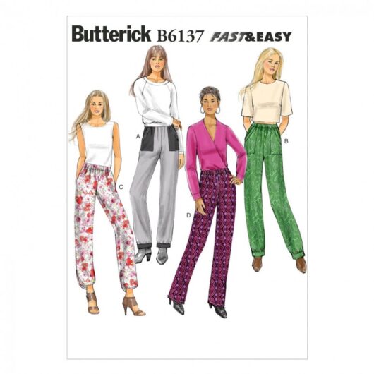 Butterick Paper Sewing Pattern 6137