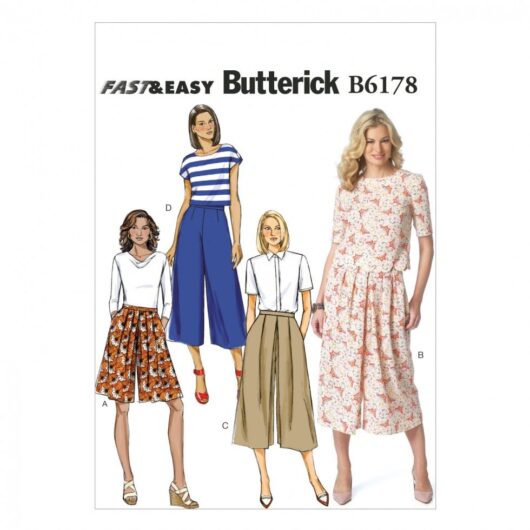 Butterick Paper Sewing Pattern 6178